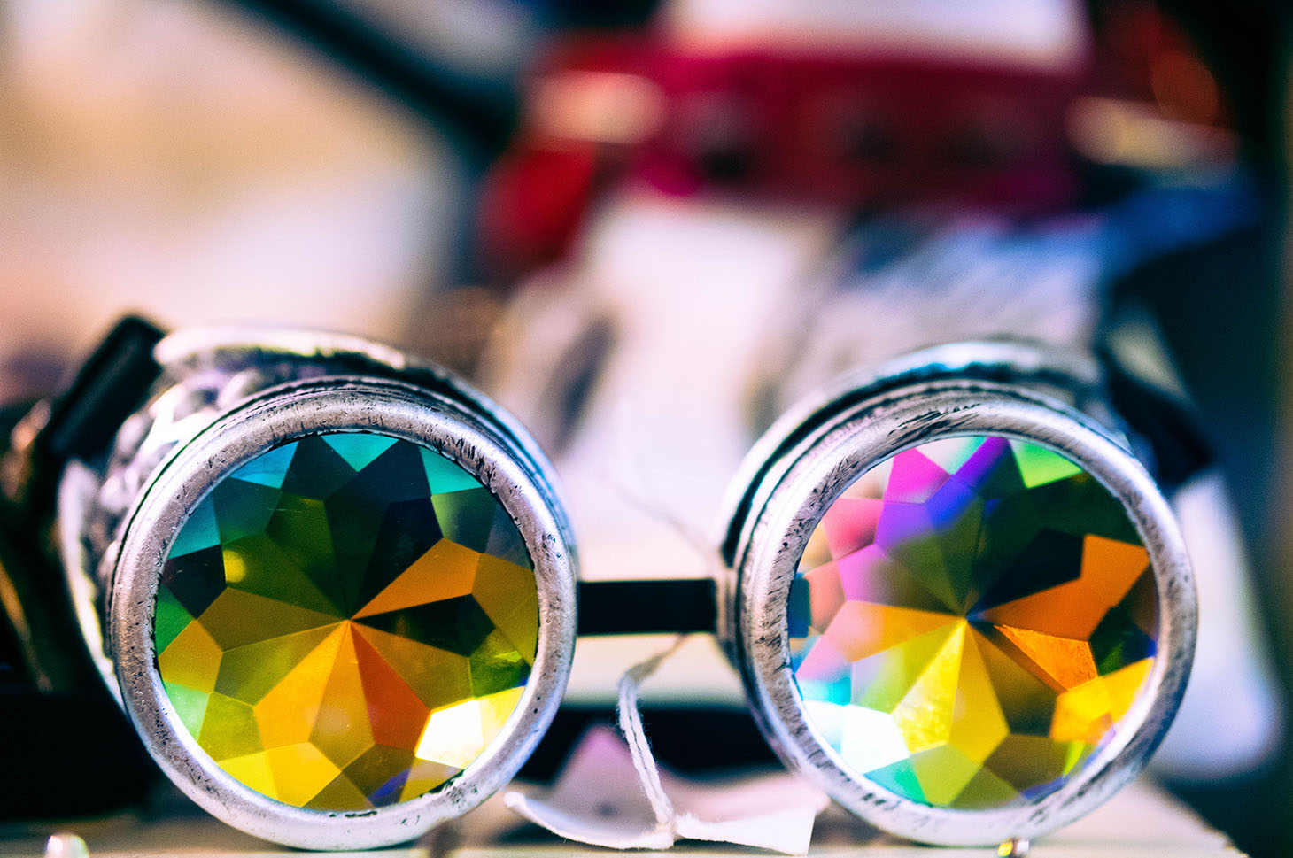 Kaleidoscope goggles